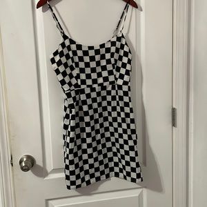 checkered dress